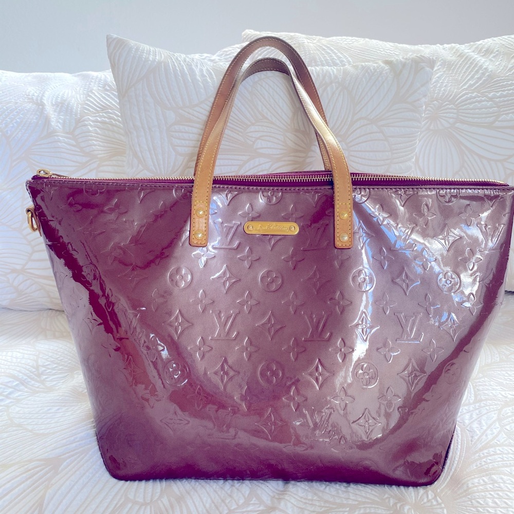 Louis Vuitton Bellevue Vernis Violet GM